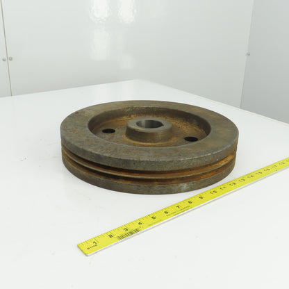 14-1/4" Diam. X 2-1/2" Thick Sheave Pulley Wheel A-B Vbelt 2-1/8" Keyed Bore