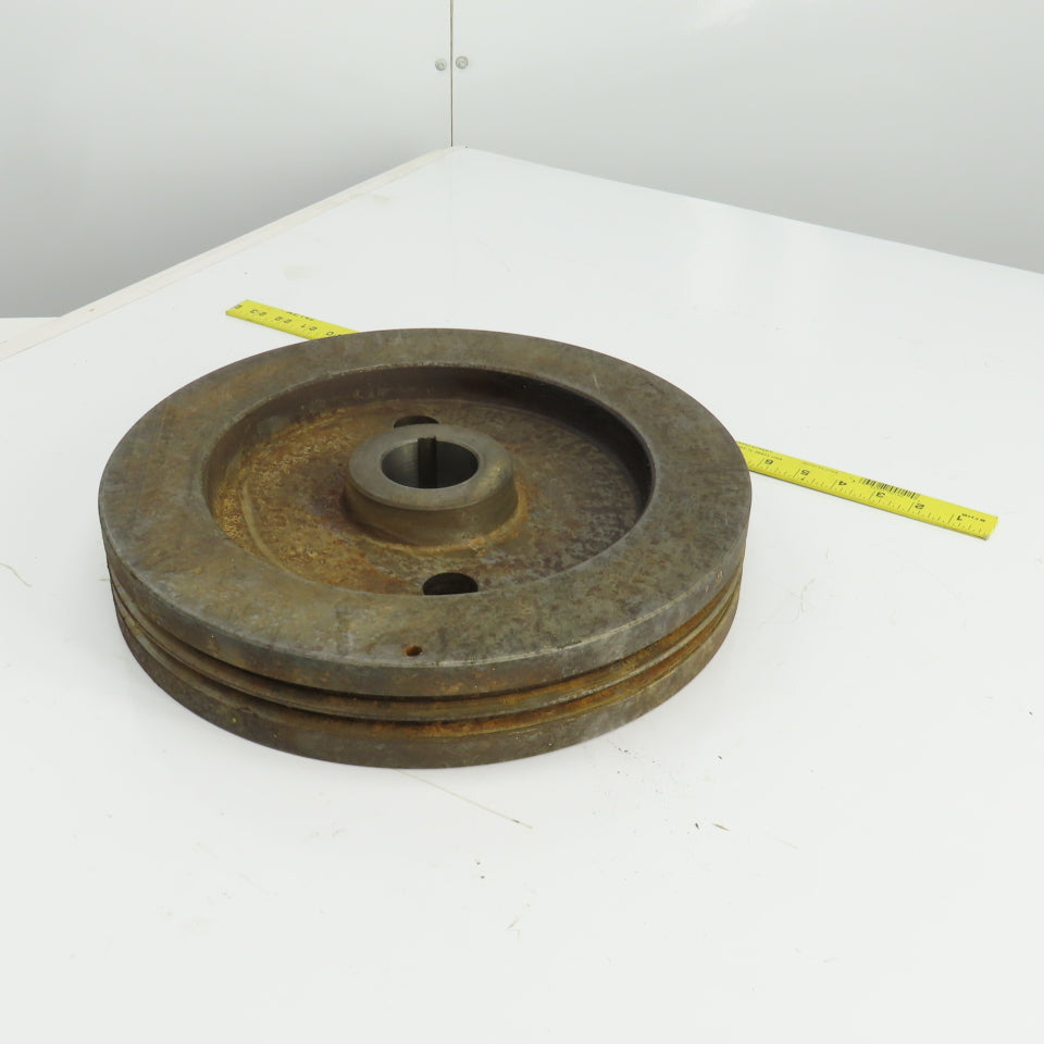 14-1/4" Diam. X 2-1/2" Thick Sheave Pulley Wheel A-B Vbelt 2-1/8" Keyed Bore