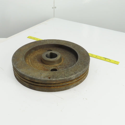 14-1/4" Diam. X 2-1/2" Thick Sheave Pulley Wheel A-B Vbelt 2-1/8" Keyed Bore