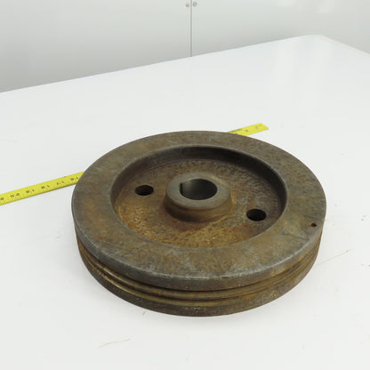 14-1/4" Diam. X 2-1/2" Thick Sheave Pulley Wheel A-B Vbelt 2-1/8" Keyed Bore