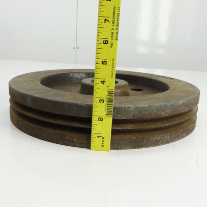 14-1/4" Diam. X 2-1/2" Thick Sheave Pulley Wheel A-B Vbelt 2-1/8" Keyed Bore