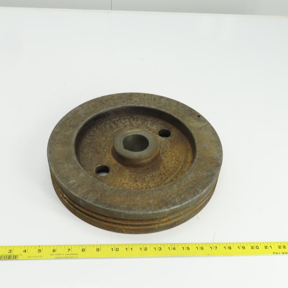 14-1/4" Diam. X 2-1/2" Thick Sheave Pulley Wheel A-B Vbelt 2-1/8" Keyed Bore