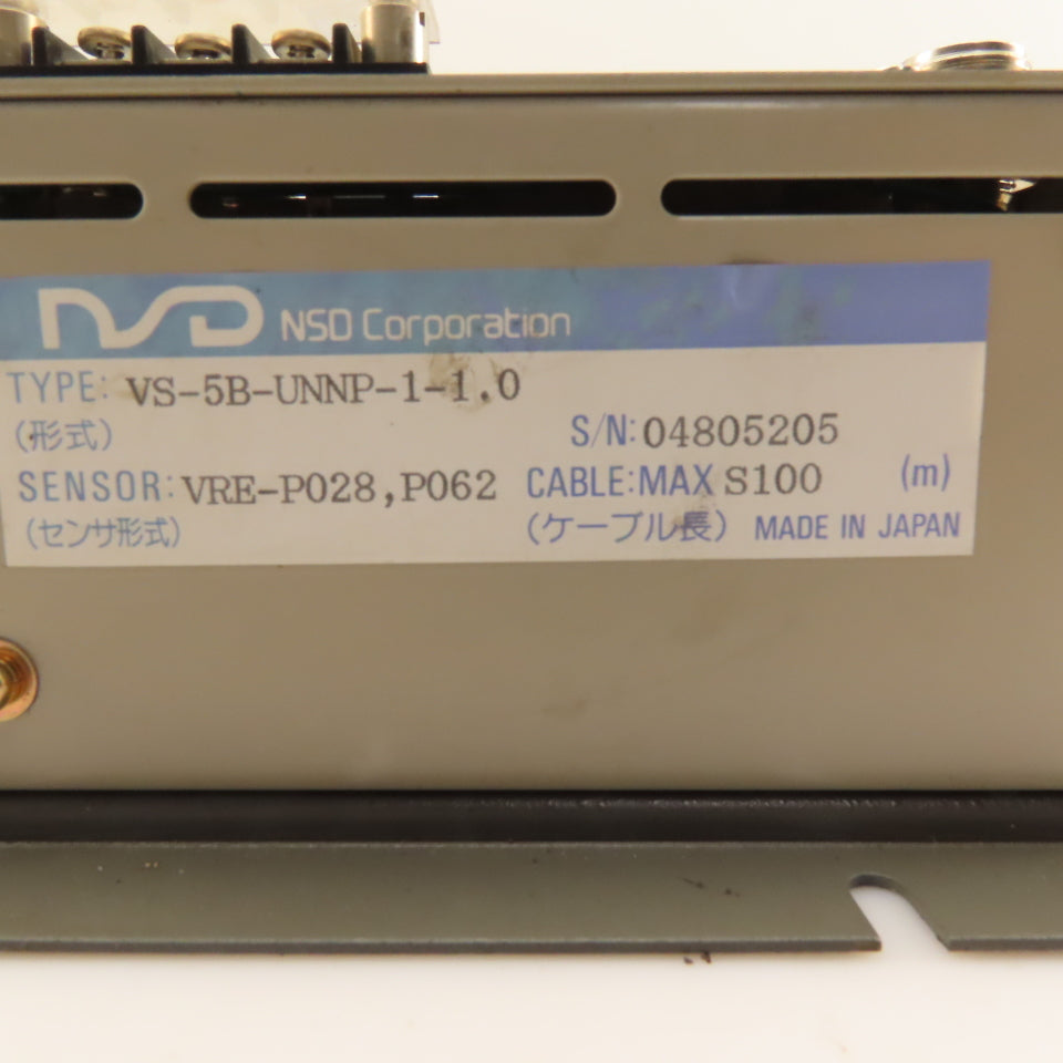 NSD Corp. VS-5B-UNNP-1-1.0 100-240VAC Cam Switch