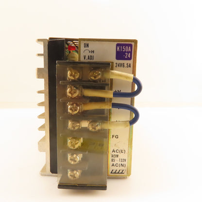 Elco K150A-24 85-132V Input 24VDC Output Power Supply 6.5A