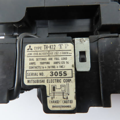Mitsubishi S-K10 660V 20A Contactor Relay 100v coil - Misc. Overloads  Lot Of 4