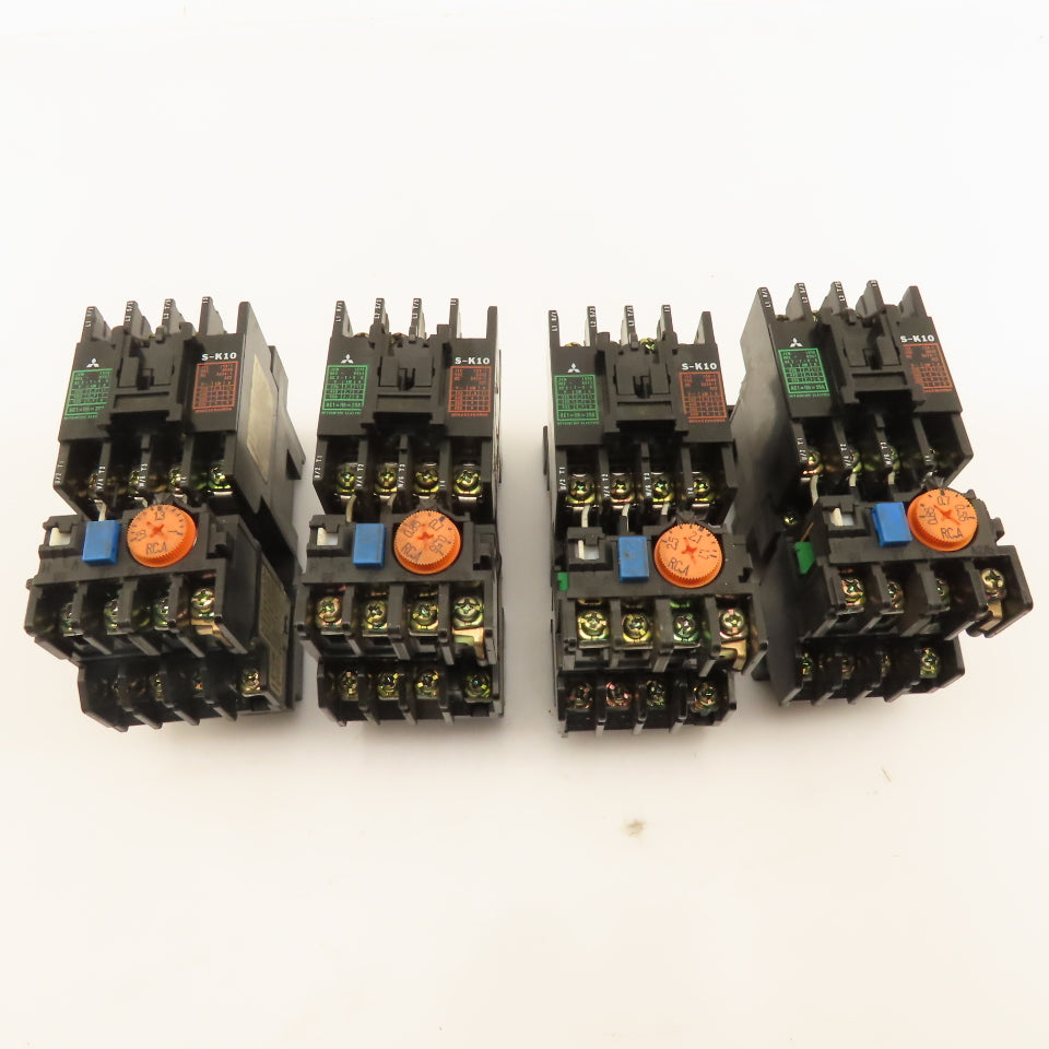 Mitsubishi S-K10 660V 20A Contactor Relay 100v coil - Misc. Overloads  Lot Of 4