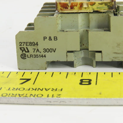 Potter & Brumfield KHU-17A11-120 Relay W/Base 27E894 120VAC 1/10 HP 3A Lot Of 4