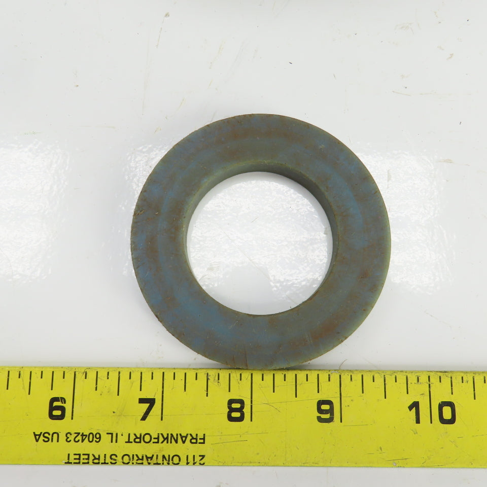 3" OD x 1-3/4" ID x 3/8" Thick Blue Plastic Washer Lot Of 57