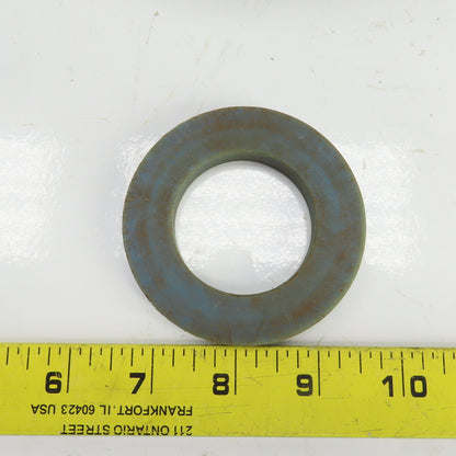 3" OD x 1-3/4" ID x 3/8" Thick Blue Plastic Washer Lot Of 57