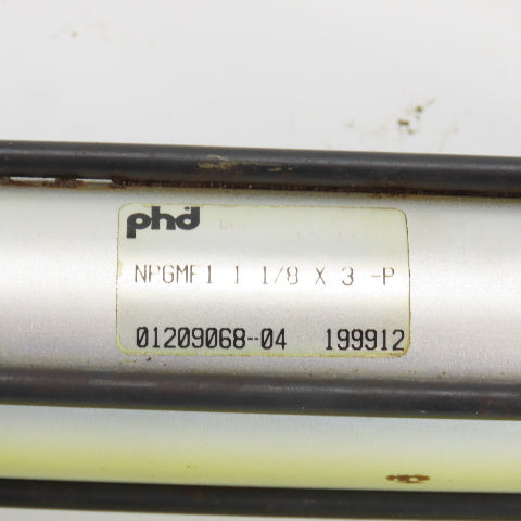 PHD NPGMF1 Double Acting Pneumatic Cylinder 3" Stroke 1-1/8" Bore 5/8" Rod