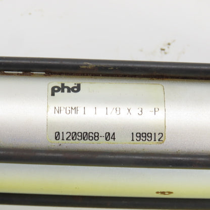 PHD NPGMF1 Double Acting Pneumatic Cylinder 3" Stroke 1-1/8" Bore 5/8" Rod