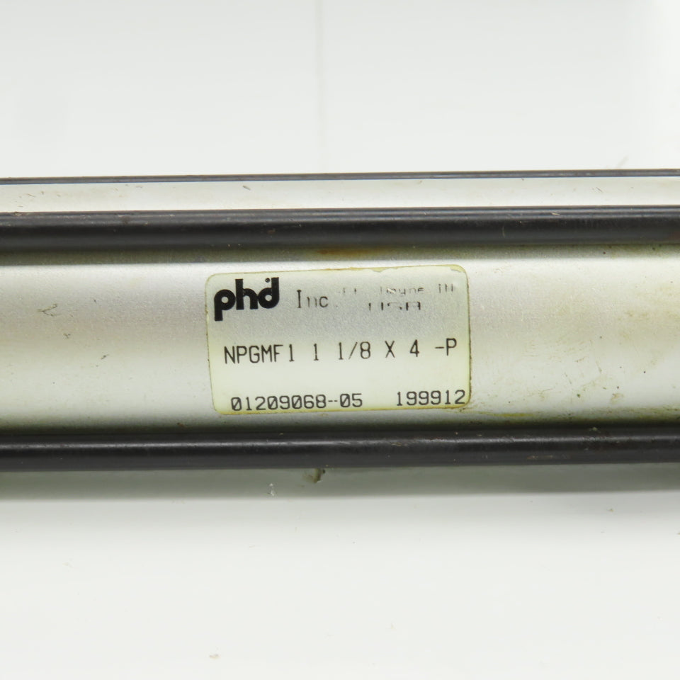 PHD NPGMF1 Double Acting Pneumatic Cylinder 4" Stroke 1-1/8" Bore 5/8" Rod