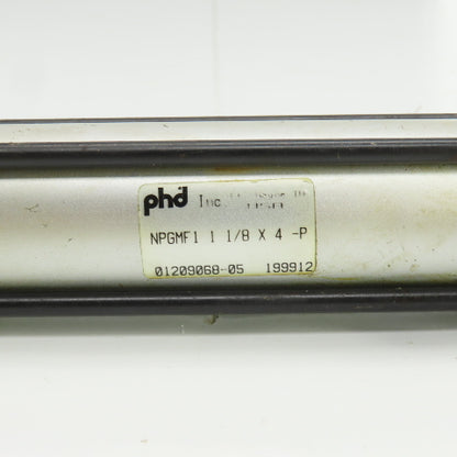 PHD NPGMF1 Double Acting Pneumatic Cylinder 4" Stroke 1-1/8" Bore 5/8" Rod
