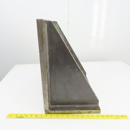 Steel Welded Webb Right Angle Plate 18"Hx11-1/2"Lx 17"W 1" Thick Work holding