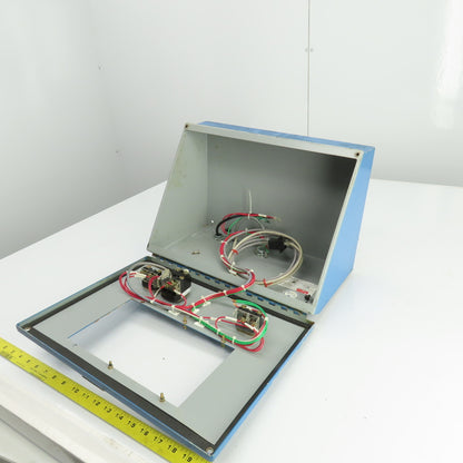 Hoffman C-12C16 12" x 16" x 9" Wall Mounted Electrical Enclosure Type 12&13