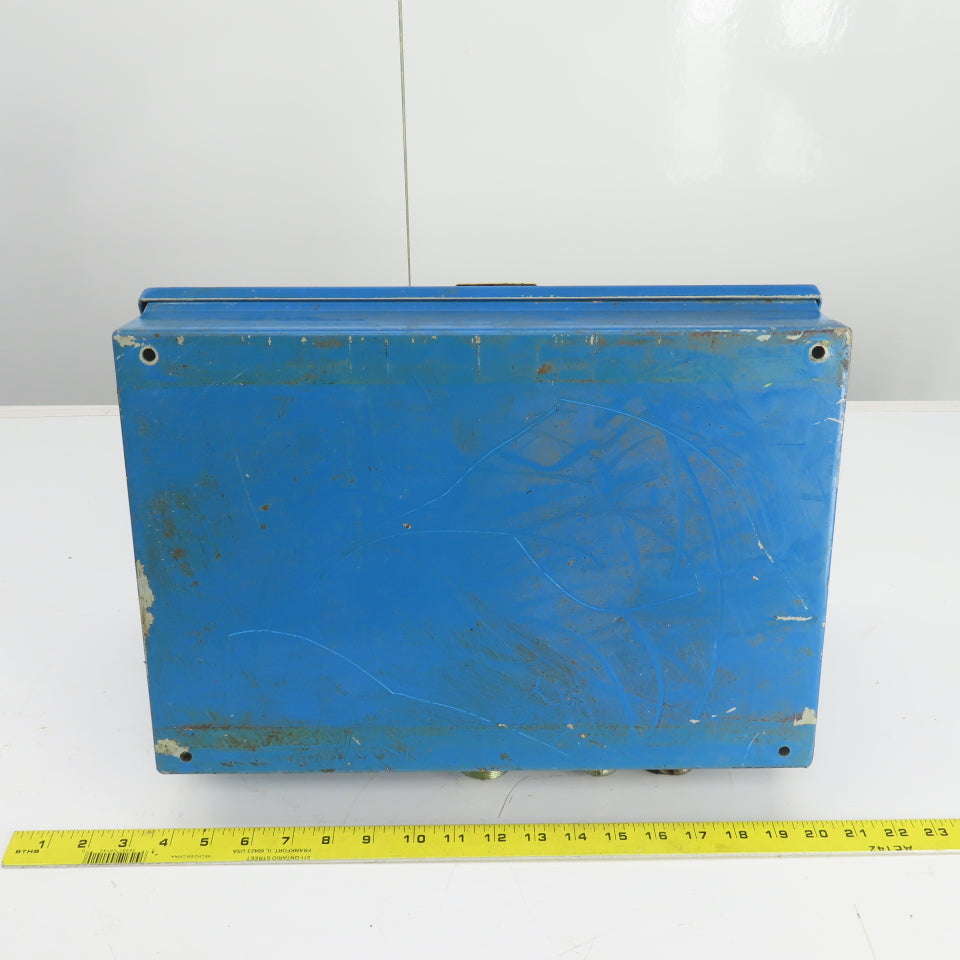 Hoffman C-12C16 12" x 16" x 9" Wall Mounted Electrical Enclosure Type 12&13