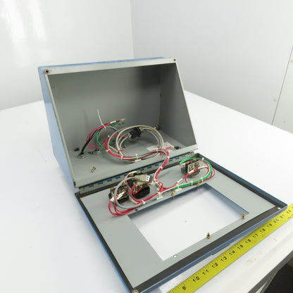 Hoffman C-12C16 12" x 16" x 9" Wall Mounted Electrical Enclosure Type 12&13