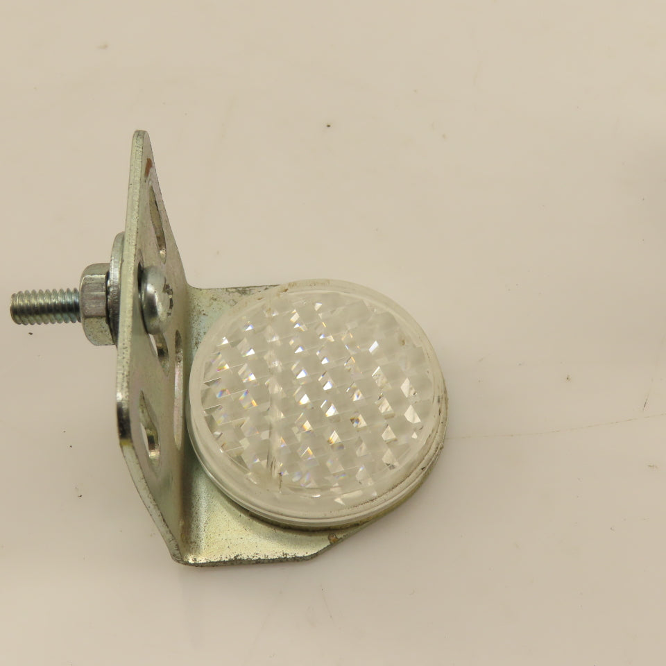 Allen Bradley Style Retroreflective Sensor Reflectors On Brackets Lot Of 8