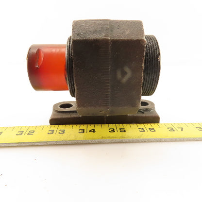 Rubber Tip Adjustable Overtravel Stop Bumper On Bracket Lot Of 2