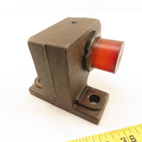 Rubber Tip Adjustable Overtravel Stop Bumper On Bracket Lot Of 2