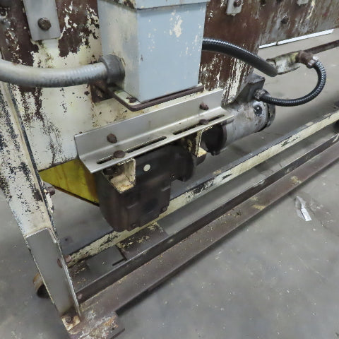 Slide Bed Conveyor 4" Belt 14'OAL 11FPM W/Casters 460V 3Ph