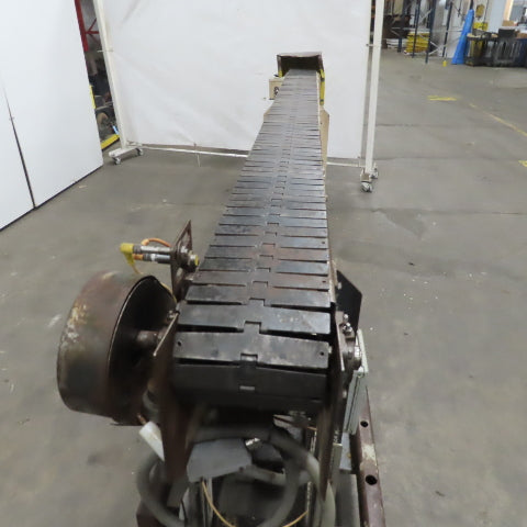 Slide Bed Conveyor 7-1/2" Belt 124"OAL 11FPM W/Casters 208-230/460V 3Ph