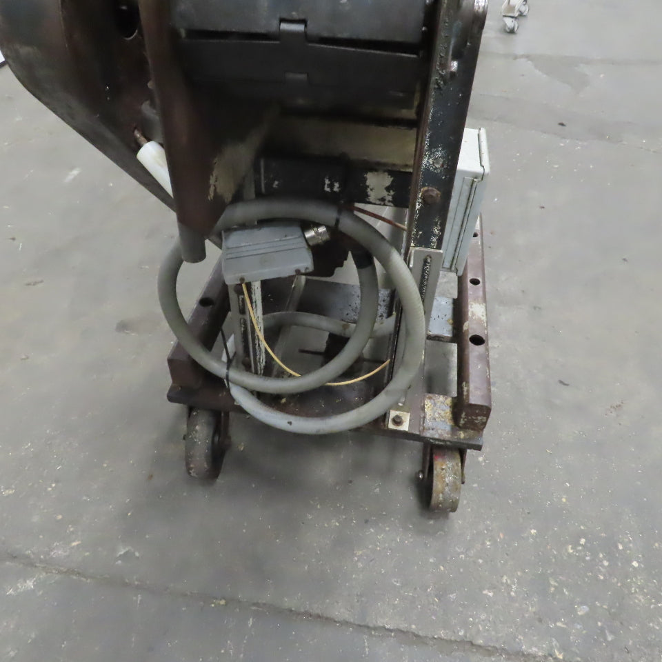 Slide Bed Conveyor 7-1/2" Belt 124"OAL 11FPM W/Casters 208-230/460V 3Ph