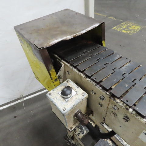 Slide Bed Conveyor 7-1/2" Belt 124"OAL 11FPM W/Casters 208-230/460V 3Ph