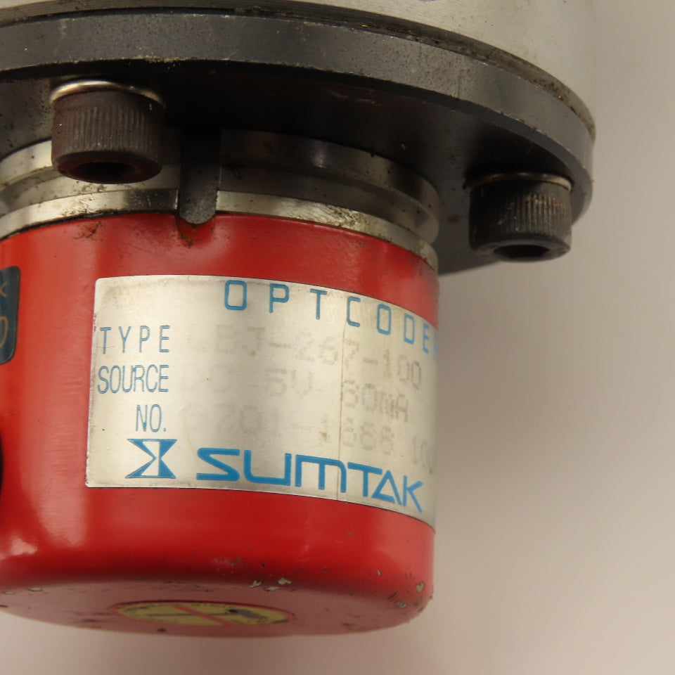 Sumtak LBJ-267-100 Optcoder Incremental Feed Wheel 0-95 From CNC Lathe