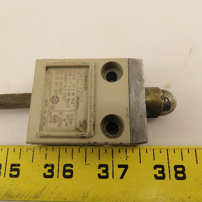 Omron D4C-1202 250V Plunger Roller Limit Switch