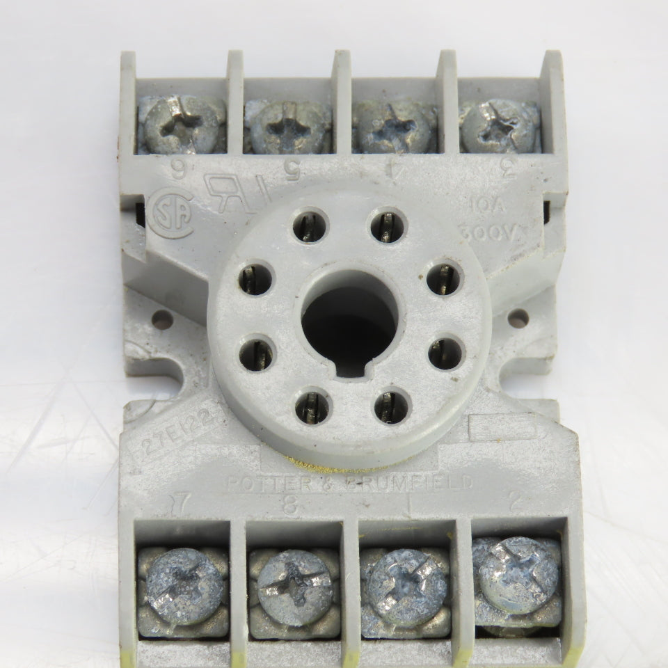 Potter & Brumfield 27EI22 10A 300V Relay Socket Base Lot Of 4