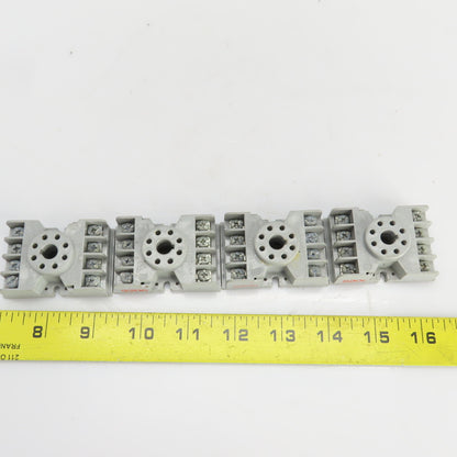 Potter & Brumfield 27EI22 10A 300V Relay Socket Base Lot Of 4