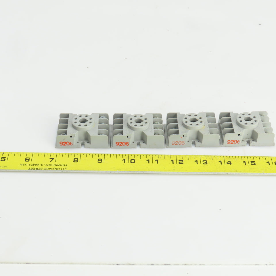 Potter & Brumfield 27EI22 10A 300V Relay Socket Base Lot Of 4