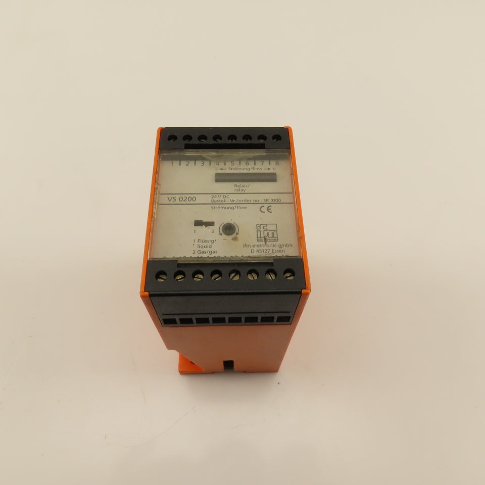 IFM SR0100 24VDC Control Monitor For Flow Sensors