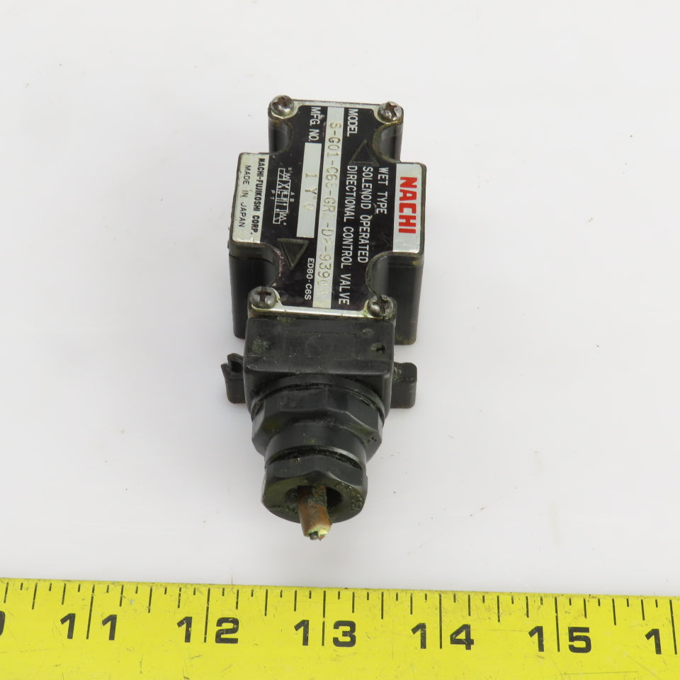 NACHI S-G01-C6S-GRZ-D2-9390A Hydraulic Directional Control Valve 24VDC