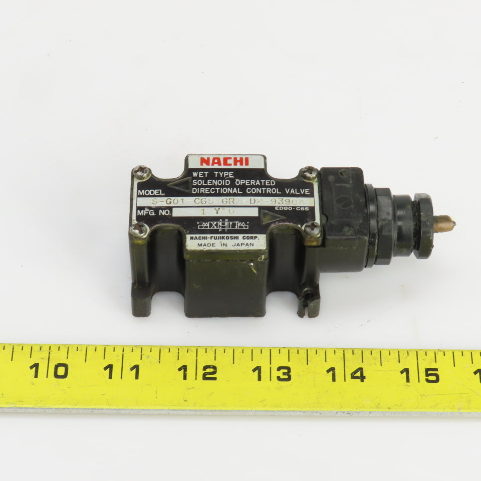NACHI S-G01-C6S-GRZ-D2-9390A Hydraulic Directional Control Valve 24VDC