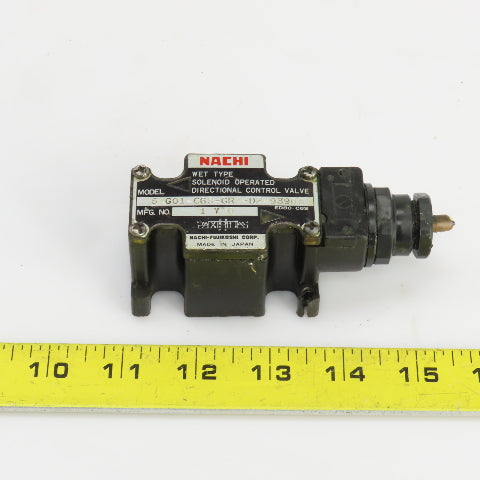 NACHI S-G01-C6S-GRZ-D2-9390A Hydraulic Directional Control Valve 24VDC