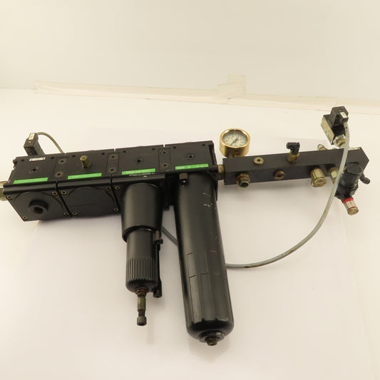 Bosch 0821303815 1" Multistage Pneumatic Filter Regulator W/ Multiport Manifold