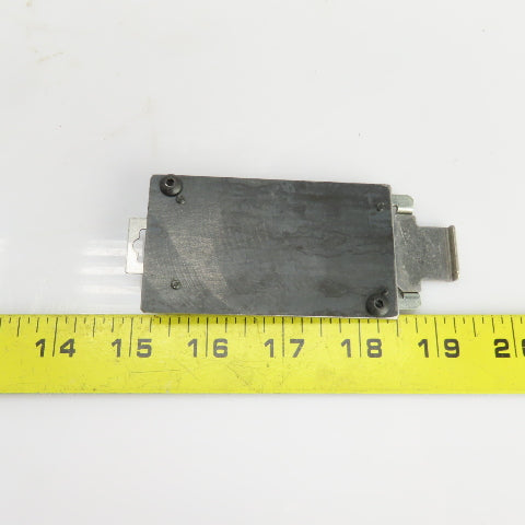 3-1/4" x 1-7/8" Din Rail Mounting Plate Lot Of 3