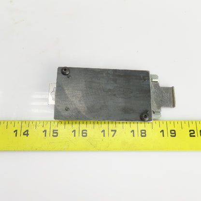 3-1/4" x 1-7/8" Din Rail Mounting Plate Lot Of 3