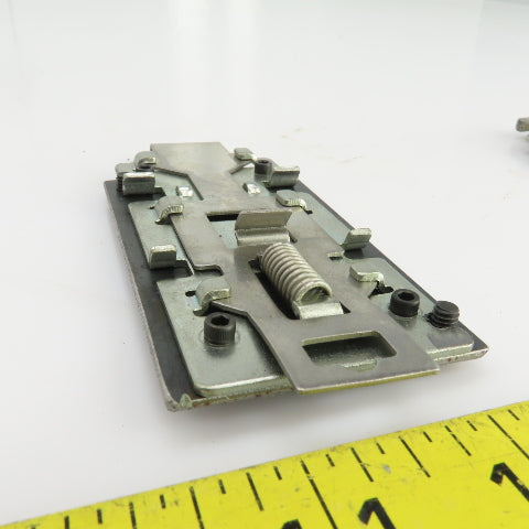 3-1/4" x 1-7/8" Din Rail Mounting Plate Lot Of 3