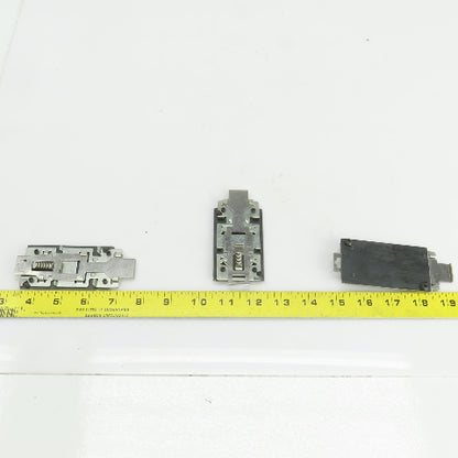 3-1/4" x 1-7/8" Din Rail Mounting Plate Lot Of 3