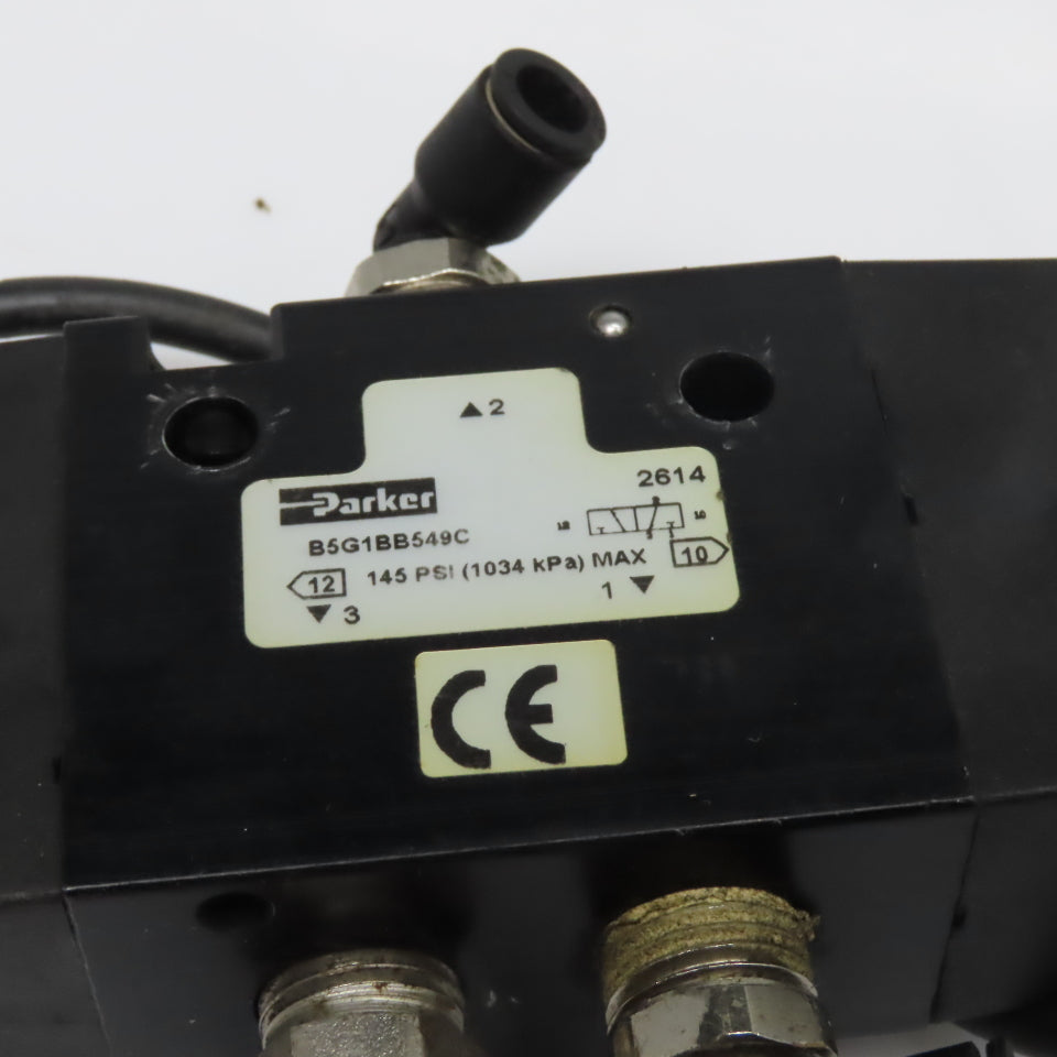 Parker B5G1BB549C 3/2 Position Pneumatic Solenoid Valve 24V AC/DC Coil