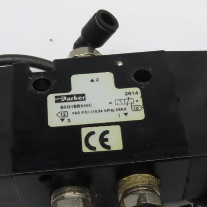 Parker B5G1BB549C 3/2 Position Pneumatic Solenoid Valve 24V AC/DC Coil