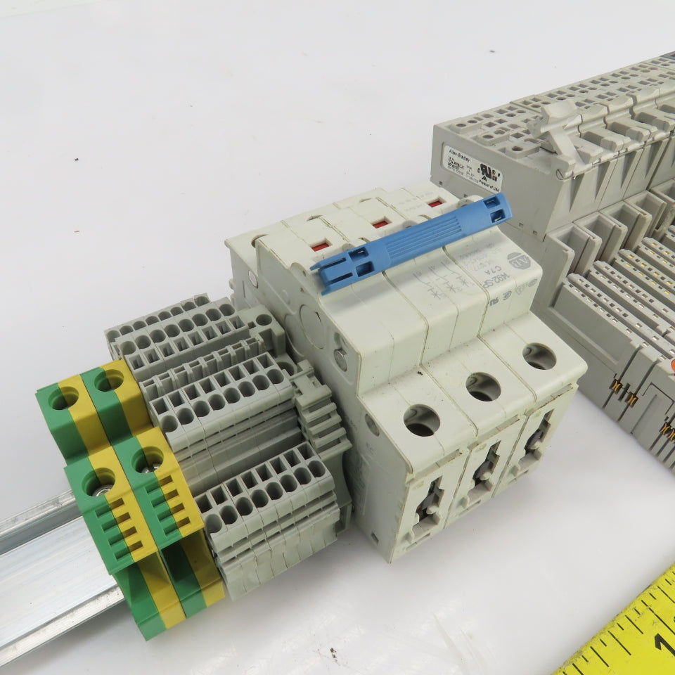 Allen Bradley 1734-MB Input Modules 9 Pcs 1492-SP Breaker 3 Pcs Total Lot Of 24