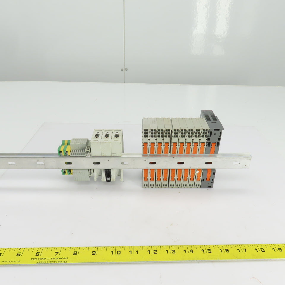 Allen Bradley 1734-MB Input Modules 9 Pcs 1492-SP Breaker 3 Pcs Total Lot Of 24