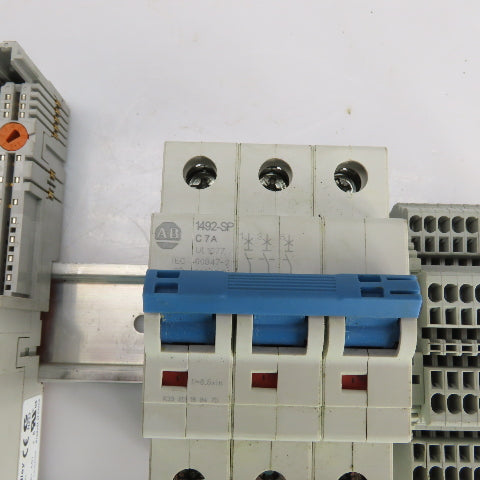 Allen Bradley 1734-MB Input Modules 9 Pcs 1492-SP Breaker 3 Pcs Total Lot Of 24