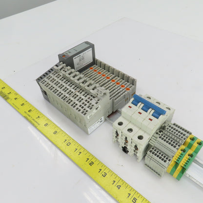 Allen Bradley 1734-MB Input Modules 9 Pcs 1492-SP Breaker 3 Pcs Total Lot Of 24