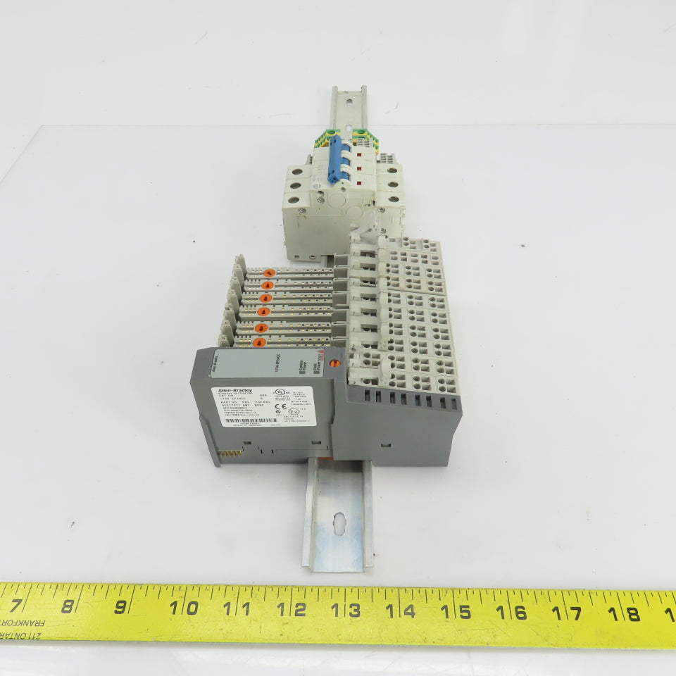 Allen Bradley 1734-MB Input Modules 9 Pcs 1492-SP Breaker 3 Pcs Total Lot Of 24