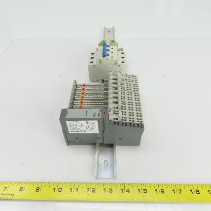 Allen Bradley 1734-MB Input Modules 9 Pcs 1492-SP Breaker 3 Pcs Total Lot Of 24